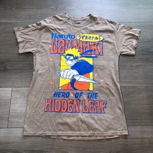 Urban Outfitters Naruto Uzumaki Hero Of The Hidden Leaf Graphic Tshirt  Size M